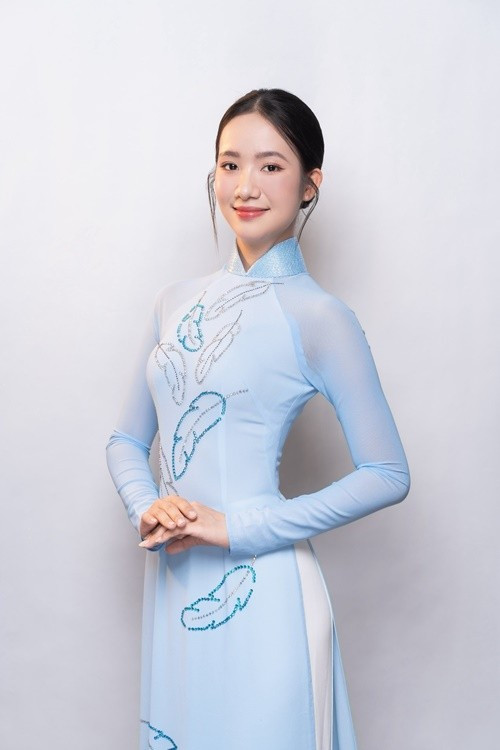 Có vòng hai 57cm, Nguyễn Phương Nhi là một trong số những thí sinh có vòng eo nhỏ nhất ở Hoa hậu Việt Nam 2024. Ảnh: FB Phương Nhi.
