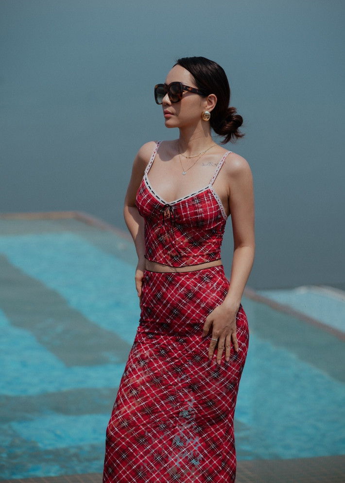 Nhiều người khen ngợi Thanh Thảo mặn mà quyến rũ hơn thời còn độc thân. Ảnh: FB Thanh Thảo.