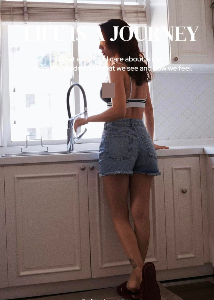 Nữ người mẫu áp dụng chế độ ăn uống khoa học và tập luyện đều đặn để giữ dáng vóc. Ảnh: FB Thanh Thảo.