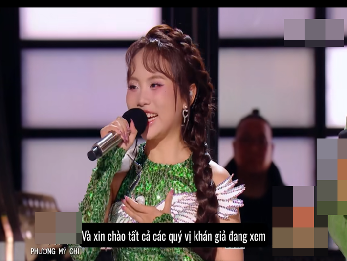 Trên trang cá nhân, Phương Mỹ Chi vừa chia sẻ clip tham gia chương trình Sing! Asia 2025. Ở cuộc thi, cô chào hỏi khán giả và các giám khảo bằng tiếng Việt, Anh và Trung. Ảnh: FB Phương Mỹ Chi.