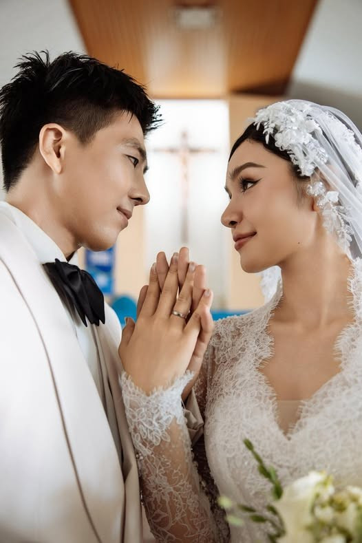 Sau 5 năm bên nhau, Lê Thu Trang và Quang Sơn quyết định về chung một nhà. Ảnh: FB Quang Sơn.