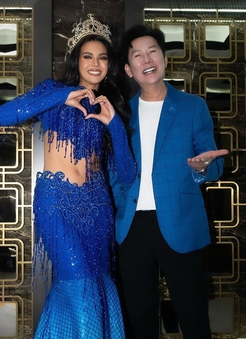 Christine đoạt danh hiệu Á hậu 1 Hoa hậu Hòa bình Quốc tế 2024, Á hậu Hoa hậu Hoàn vũ Philippines 2023. Ảnh: Instagram Christine Juliane Opiaza.