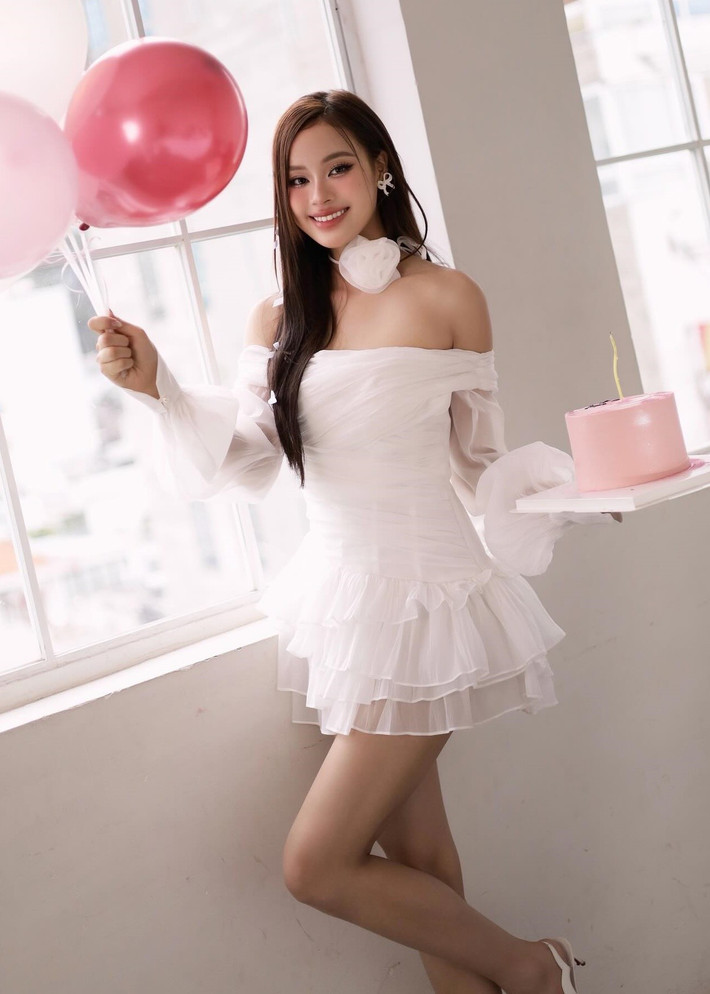 Vào tháng 3/2025, Đào Hiền phủ nhận tin đồn bị tước danh hiệu và vương miện Á hậu 1 Miss World Vietnam 2023. Ảnh: Instagram Đào Hiền.