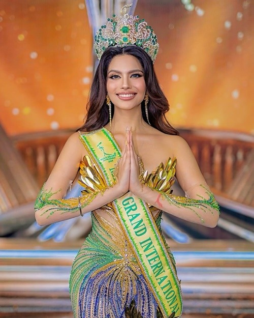 Rachel từng giành vương miện Miss Super Talent of the World 2022. Ảnh: Instagram Rachel Gupta.