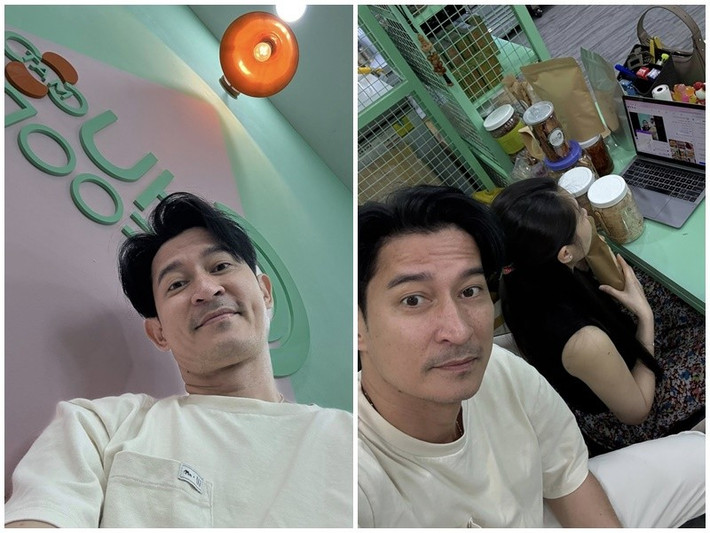 Mới đây, Huy Khánh và Mạc Anh Thư cùng xuất hiện trong một livestream. Đối mặt với nghi vấn tái hợp, Mạc Anh Thư phủ nhận. "Lâu lâu tôi nhờ anh ấy livestream chung được một bữa. Chúng tôi dừng ở đây thôi, chứ không có gì sâu xa đâu. Tôi không muốn lừa những người yêu quý tôi", cô chia sẻ trên Znews. Ảnh: FB Huy Khánh.