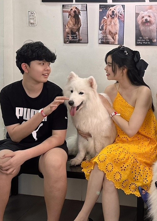 Trương Quỳnh Anh từng cho biết, con trai là người khiến cô sống tích cực hơn sau khi hôn nhân với Tim tan vỡ. Ảnh: FB Trương Quỳnh Anh.