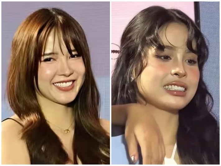 Mới đây, trong buổi fan meeting của DJ Mie, khi nhận xét về phần trình diễn của Kiều Anh, Thiều Bảo Trâm (trái) trêu đùa đồng nghiệp: “Tôi thấy người có gia đình t*** rất kỹ thuật”. Câu nói của Thiều Bảo Trâm khiến Kiều Anh trở nên ngượng ngùng. Ảnh: Znews, Tiền Phong.