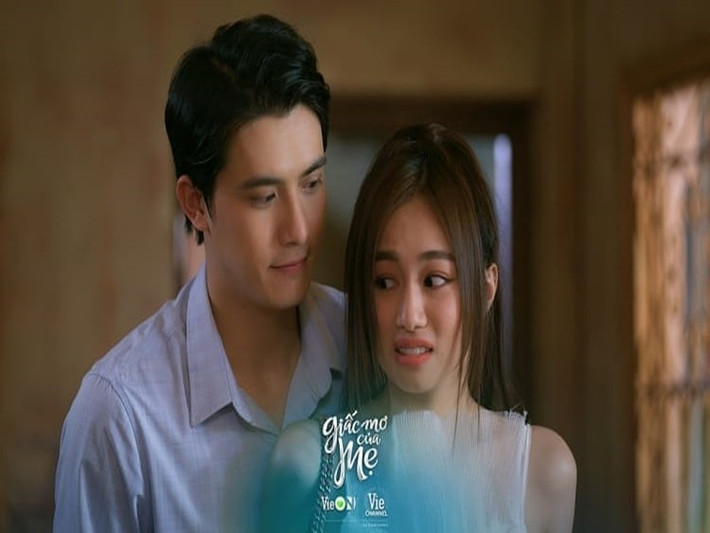 Ngân Hòa cũng gây ấn tượng khi đóng vai phụ trong phim truyền hình Giấc mơ của mẹ. Cô vào vai tiểu thư đỏng đảnh, luôn vô tư, lạc quan tên Thanh Hằng. Ảnh: Viez.