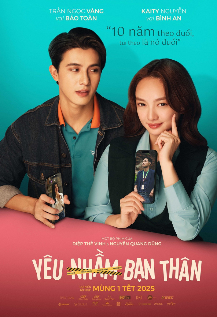 Cô đóng nhiều phim như Em chưa 18 (2017), Hồn papa da con gái (2018), Tiệc trăng máu (2020), Gái già lắm chiêu V (2021), Cô gái từ quá khứ (2022), Người vợ cuối cùng (2023), Yêu nhầm bạn thân (2025). Ảnh: FB Kaity Nguyễn.