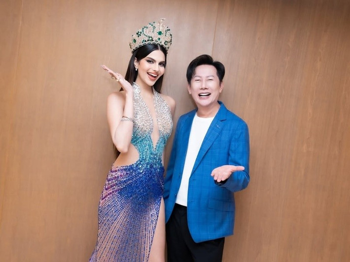 Ông Nawat Itsaragrisil - chủ tịch Hoa hậu Hòa bình Quốc tế cho biết, Rachel Gupta không sẵn sàng làm việc và hay gây rắc rối. Ảnh: Instagram Rachel Gupta.