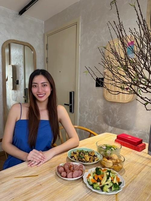 Lương Thùy Linh tậu căn penthouse 21 tỷ vào năm 2021. Ảnh: FB Lương Thùy Linh.