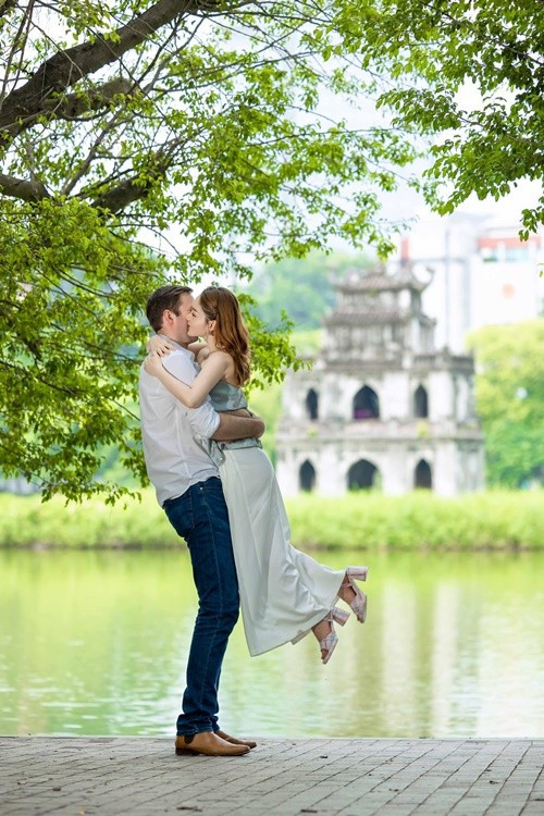 David Duffy từng chia sẻ trên Vietnamnet, Lan Phương là cả thế giới đối với anh. Ảnh: FB Lan Phương.
