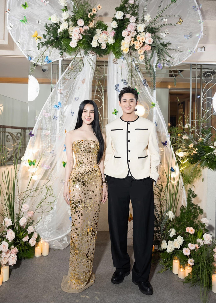 Phạm Kiên và Diệp Lâm Anh có nhiều lần chụp chung. Ảnh: FB Phạm Kiên.