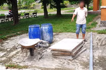 Bắt đối tượng trộm đồ trong khu mộ ở Đà Nẵng