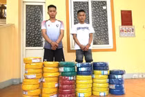 Bắt 2 anh em ruột đột nhập công ty ở Nghệ An cuỗm 44 cuộn dây điện