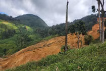 Sạt lở kinh hoàng giữa trời nắng ráo ở Đà Nẵng