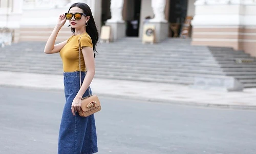 Mơ Phan quyến rũ xuống phố với street style sành điệu