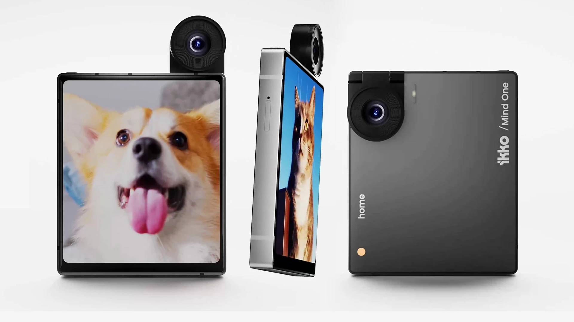 Độc lạ chiếc smartphone hình vuông với camera lật ngược