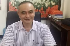 PGS.TS Vũ Thanh Ca, giảng viên cao cấp Trường ĐH Tài nguyên và Môi trường.