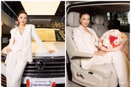 Á hậu Hoàn vũ Việt Nam Kim Duyên tậu xe sang