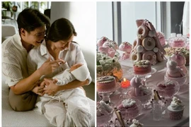 Ngô Thanh Vân mừng đầy tháng con gái đầu lòng