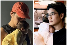 Ngô Thanh Vân - Huy Trần khéo giấu mặt con gái đầu lòng