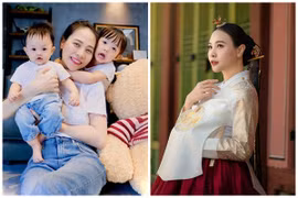 Nhan sắc mặn mà theo thời gian của Đàm Thu Trang sau khi làm mẹ