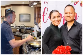 Ca sĩ Hồng Ngọc khoe chồng giỏi nấu ăn