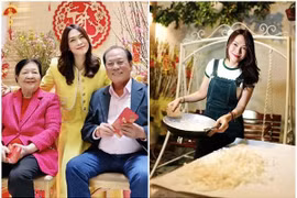 Hiếm khi chạy show Tết, Mỹ Tâm tận hưởng kỳ nghỉ bình yên bên gia đình