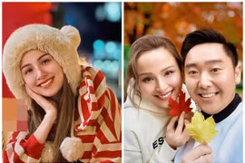 'Bà bầu' Diễm Hương rạng rỡ đón Giáng sinh sớm