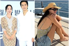 Bạn gái màn ảnh của Song Seung Hun khoe dáng nuột nà với bikini ở tuổi U60