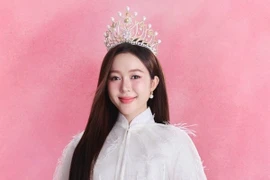 Hình ảnh Kiều Duy xuất hiện trên fanpage cuộc thi Miss International 