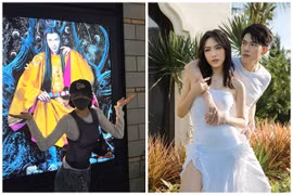 Diệu Nhi lặng lẽ đi xem phim mới của Anh Tú Atus 