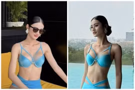 Hoa hậu Ý Nhi mặc áo tắm khoe dáng ở Miss World 2025