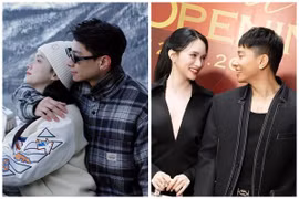 Phú Cường đăng ảnh tình tứ bên Hoa hậu Hương Giang