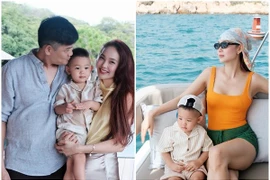 "Phú bà" Minh Hằng cùng chồng đại gia và con trai nghỉ dưỡng sang chảnh