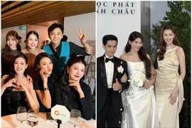 Sao Việt quy tụ trong đám cưới của Á hậu Quỳnh Châu - chồng doanh nhân