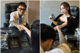 Đạt G và vợ cũ Hoài Lâm khoe hình thiệp cưới