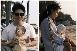 Huy Trần cảm nhận trọn vẹn hạnh phúc khi ở bên vợ con