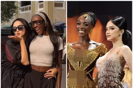 Hoa hậu Olivia Yace thân thiết với Hương Giang khi đến Việt Nam