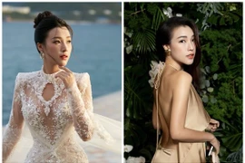 Nhan sắc quyến rũ của MC Hoàng Oanh tuổi 35