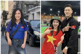 Hòa Minzy - Phương Thanh cổ vũ thể thao Việt Nam ở SEA Games 33