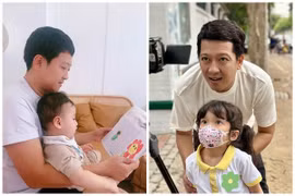 Trường Giang đóng ba trong phim mới, đời thực khéo chăm con