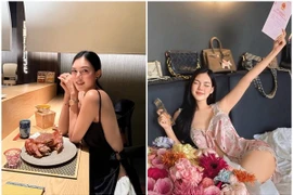 Diễn viên Ngọc Trinh khoe cuộc sống sang chảnh dịp sinh nhật