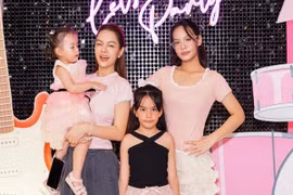 Ba cô con gái của ca sĩ Phạm Quỳnh Anh