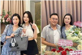 Trịnh Kim Chi đón sinh nhật bên chồng đại gia trong biệt thự