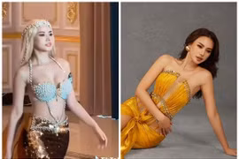 Hà Vi Vi hóa nàng tiên cá ở Miss Grand Vietnam 2025