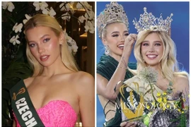 Tân Hoa hậu Trái đất 2025 Natalie Puskinova đẹp như búp bê