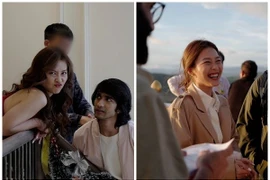 Khả Ngân hé lộ ảnh hậu trường phim quay cùng tài tử Ấn Độ