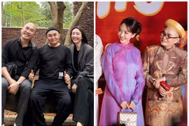 Đóng bố chồng con dâu, nghệ sĩ Xuân Hinh thân thiết với Thu Trang ngoài đời